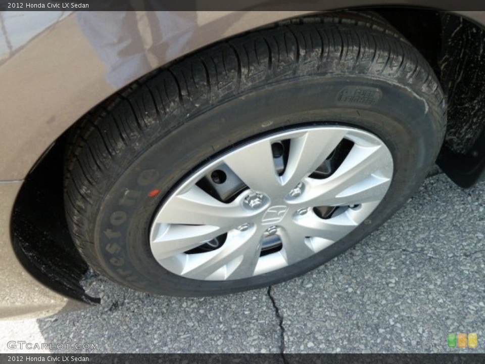 2012 Honda Civic LX Sedan Wheel and Tire Photo #54294690