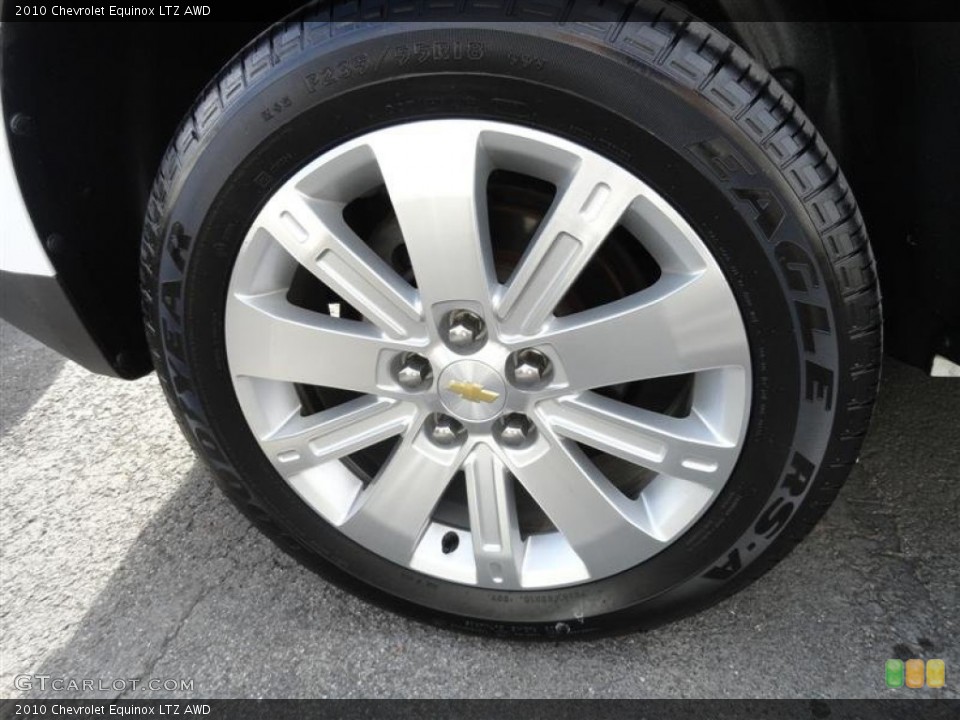 2010 Chevrolet Equinox LTZ AWD Wheel and Tire Photo #54297309