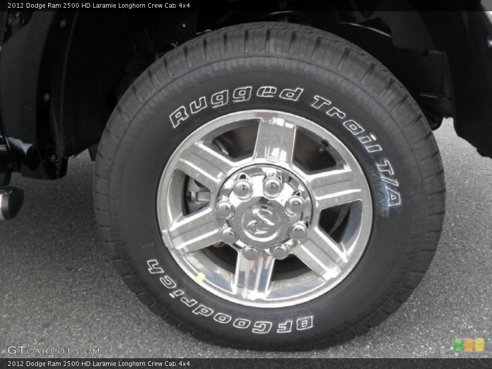 2012 Dodge Ram 2500 HD Laramie Longhorn Crew Cab 4x4 Wheel and Tire Photo #54298389