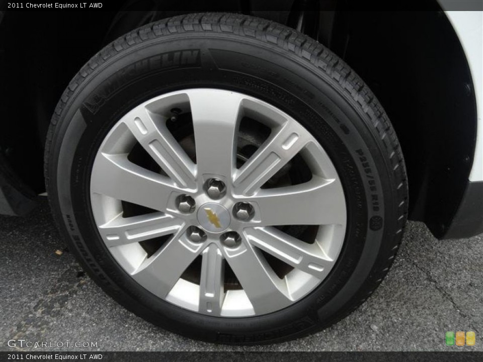 2011 Chevrolet Equinox LT AWD Wheel and Tire Photo #54299304