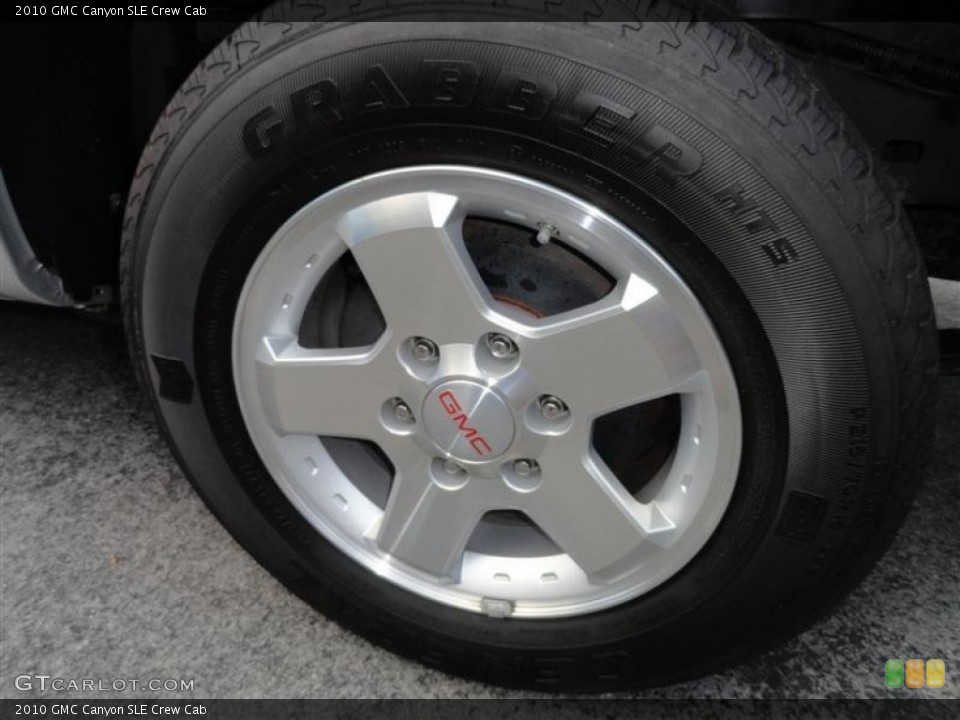 2010 GMC Canyon SLE Crew Cab Wheel and Tire Photo #54301338