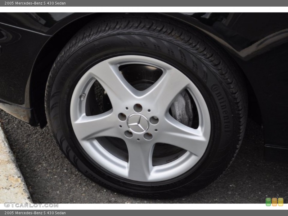 2005 Mercedes-Benz S 430 Sedan Wheel and Tire Photo #54301458