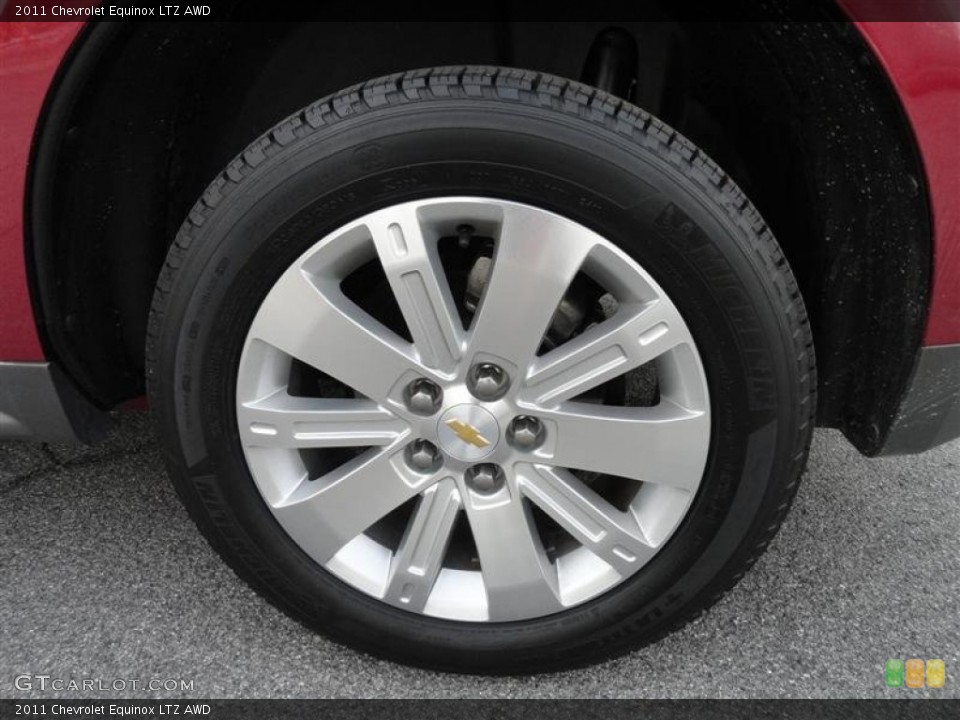 2011 Chevrolet Equinox LTZ AWD Wheel and Tire Photo #54301509