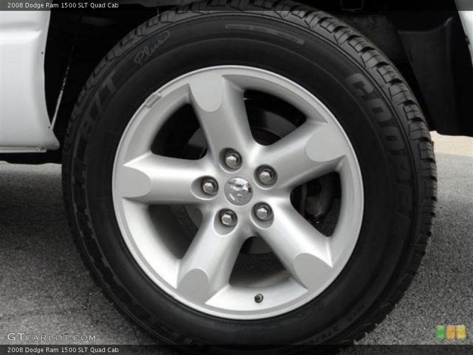 2008 Dodge Ram 1500 SLT Quad Cab Wheel and Tire Photo #54302754