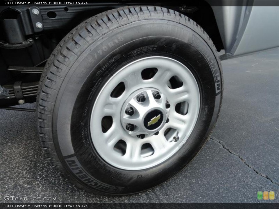 2011 Chevrolet Silverado 3500HD Crew Cab 4x4 Wheel and Tire Photo #54309321