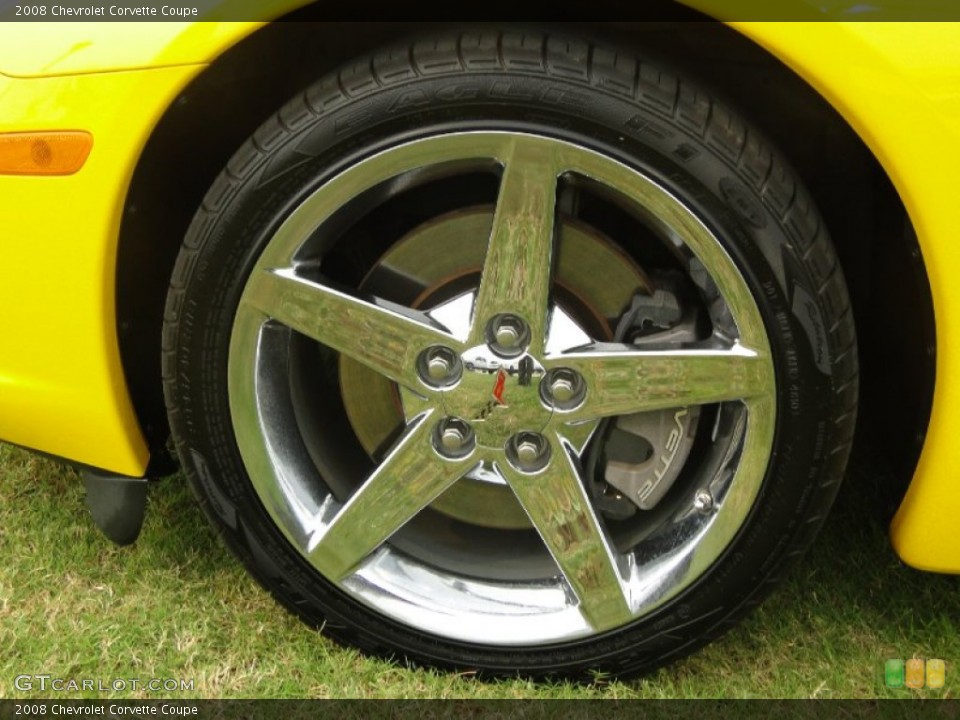2008 Chevrolet Corvette Coupe Wheel and Tire Photo #54309401