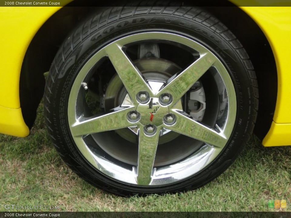 2008 Chevrolet Corvette Coupe Wheel and Tire Photo #54309420