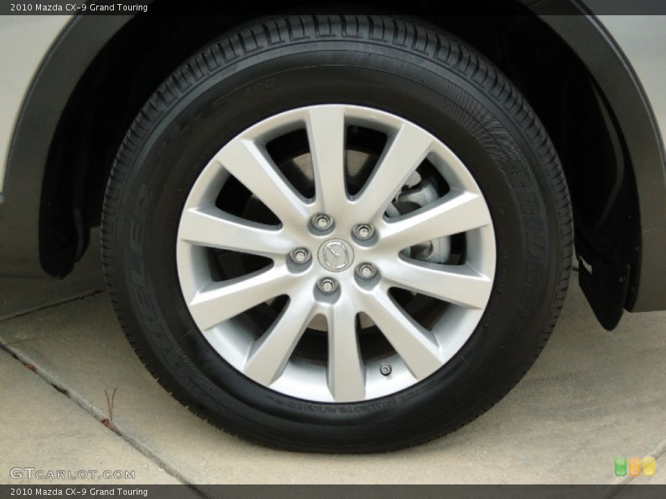 2010 Mazda CX-9 Grand Touring Wheel and Tire Photo #54312273