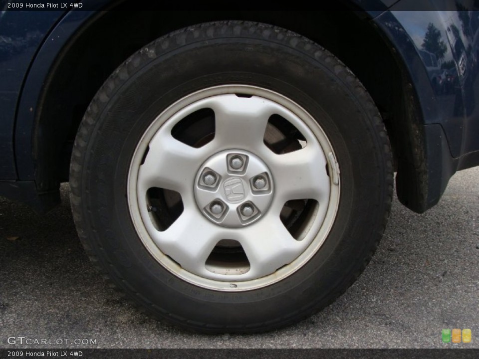 2009 Honda Pilot LX 4WD Wheel and Tire Photo #54313090