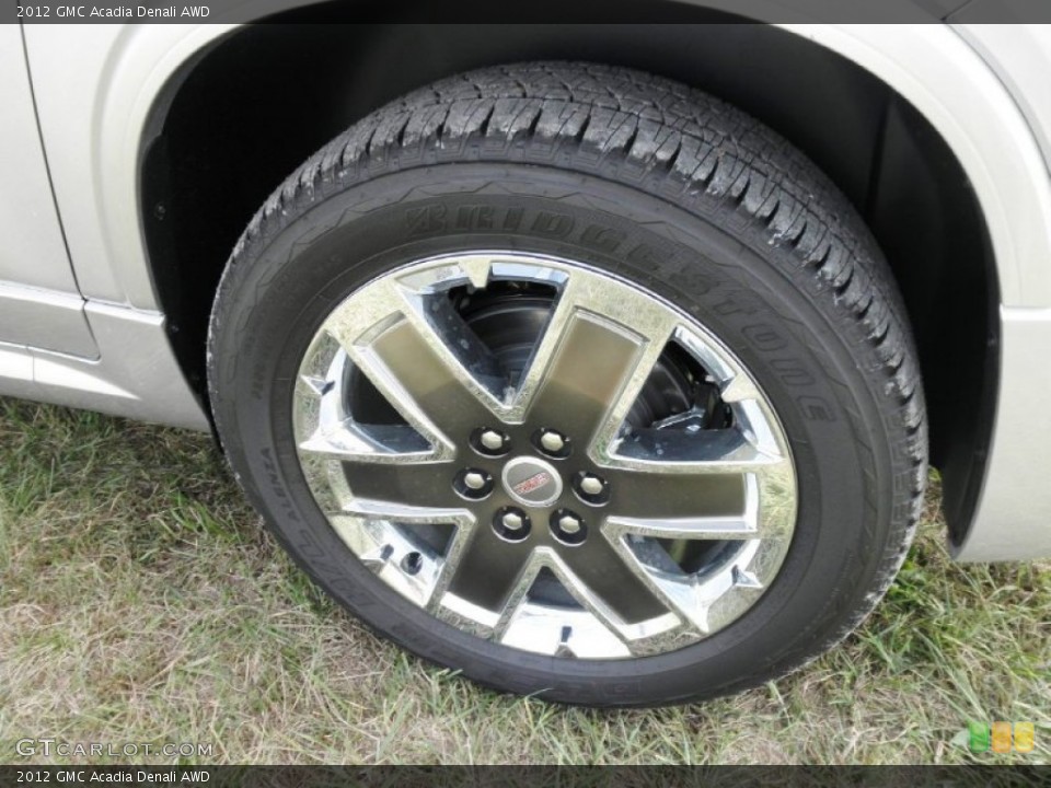 2012 GMC Acadia Denali AWD Wheel and Tire Photo #54322041