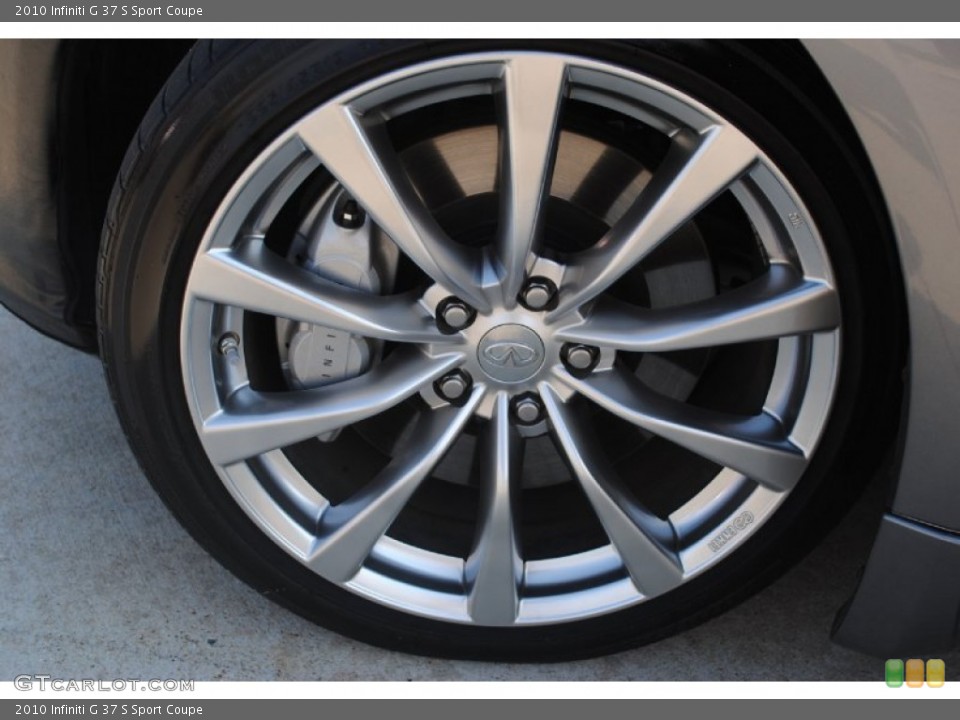 2010 Infiniti G 37 S Sport Coupe Wheel and Tire Photo #54324282