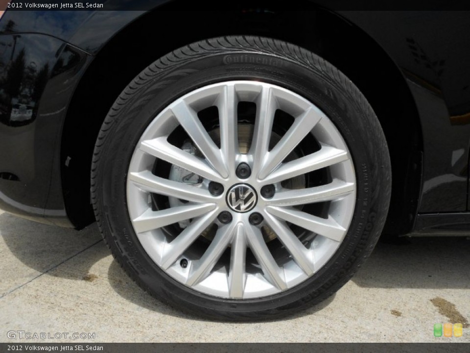2012 Volkswagen Jetta SEL Sedan Wheel and Tire Photo #54325834