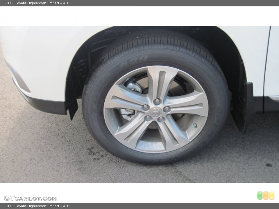 2012 Toyota Highlander Limited 4WD Wheel and Tire Photo #54333808