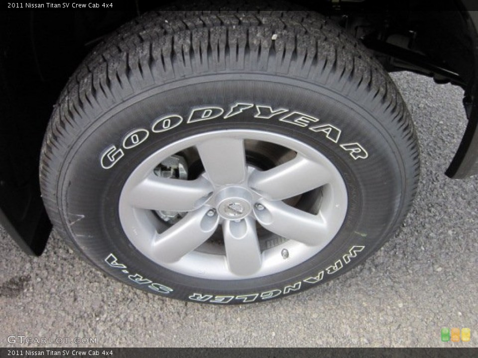 2011 Nissan Titan SV Crew Cab 4x4 Wheel and Tire Photo #54335539