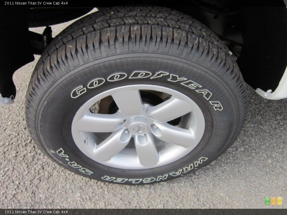 2011 Nissan Titan SV Crew Cab 4x4 Wheel and Tire Photo #54335726