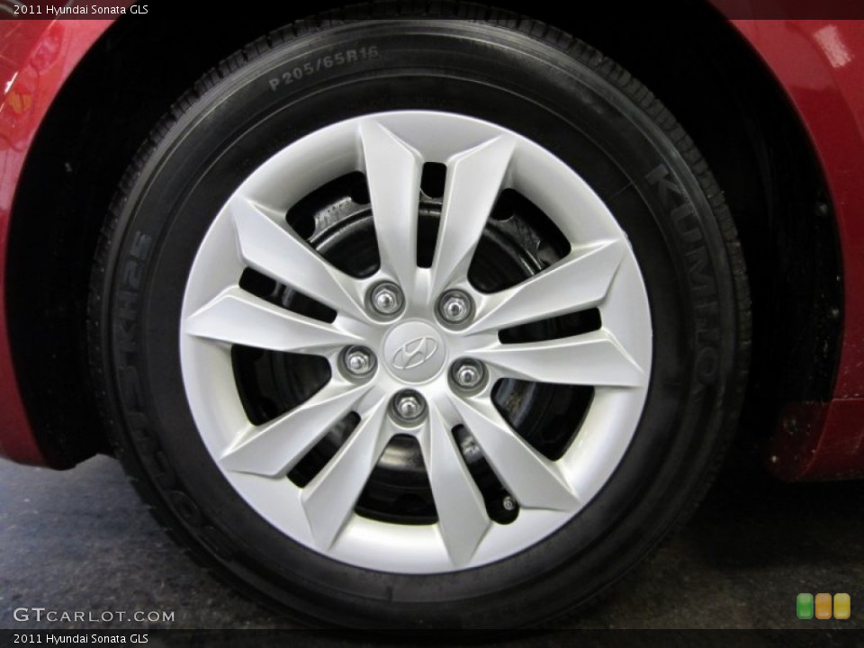 2011 Hyundai Sonata GLS Wheel and Tire Photo #54338500