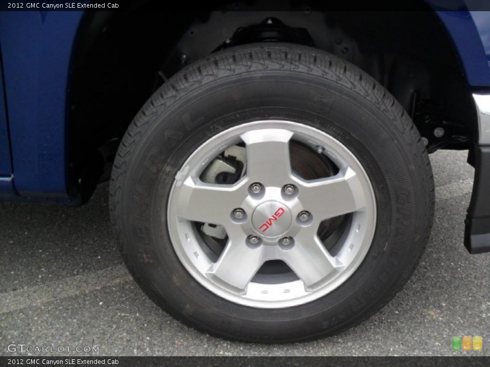 2012 GMC Canyon SLE Extended Cab Wheel and Tire Photo #54339619