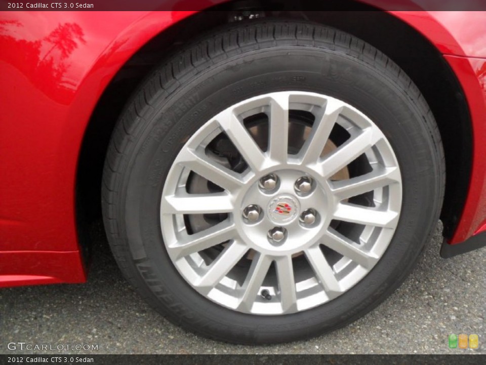 2012 Cadillac CTS 3.0 Sedan Wheel and Tire Photo #54341023