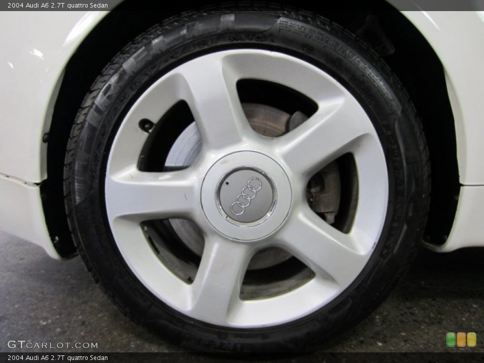 2004 Audi A6 2.7T quattro Sedan Wheel and Tire Photo #54347179