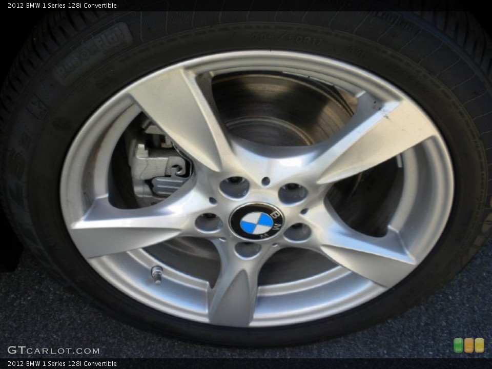 2012 BMW 1 Series 128i Convertible Wheel and Tire Photo #54349363