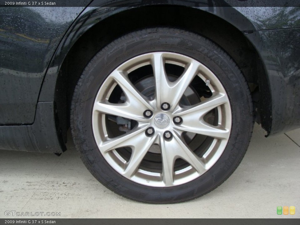 2009 Infiniti G 37 x S Sedan Wheel and Tire Photo #54351112