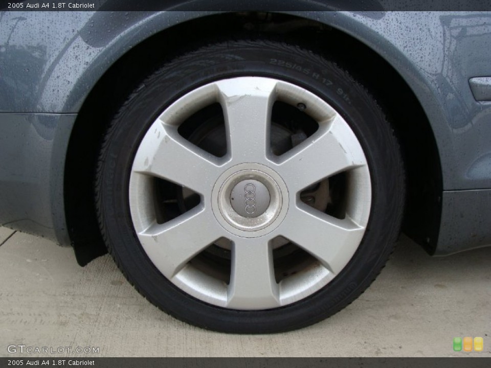 2005 Audi A4 1.8T Cabriolet Wheel and Tire Photo #54351533