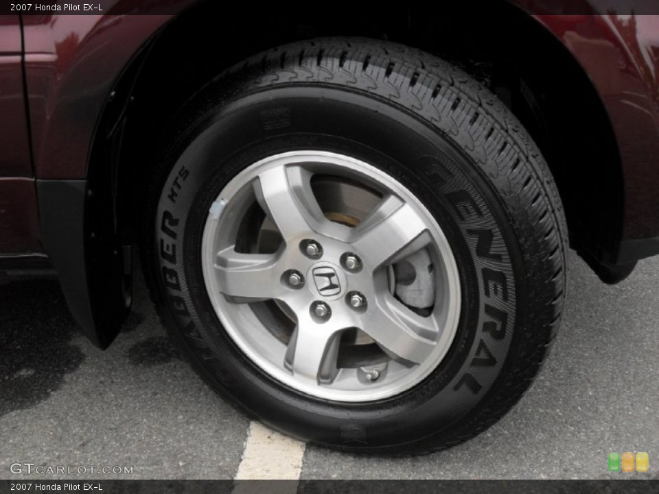 2007 Honda Pilot EX-L Wheel and Tire Photo #54355900