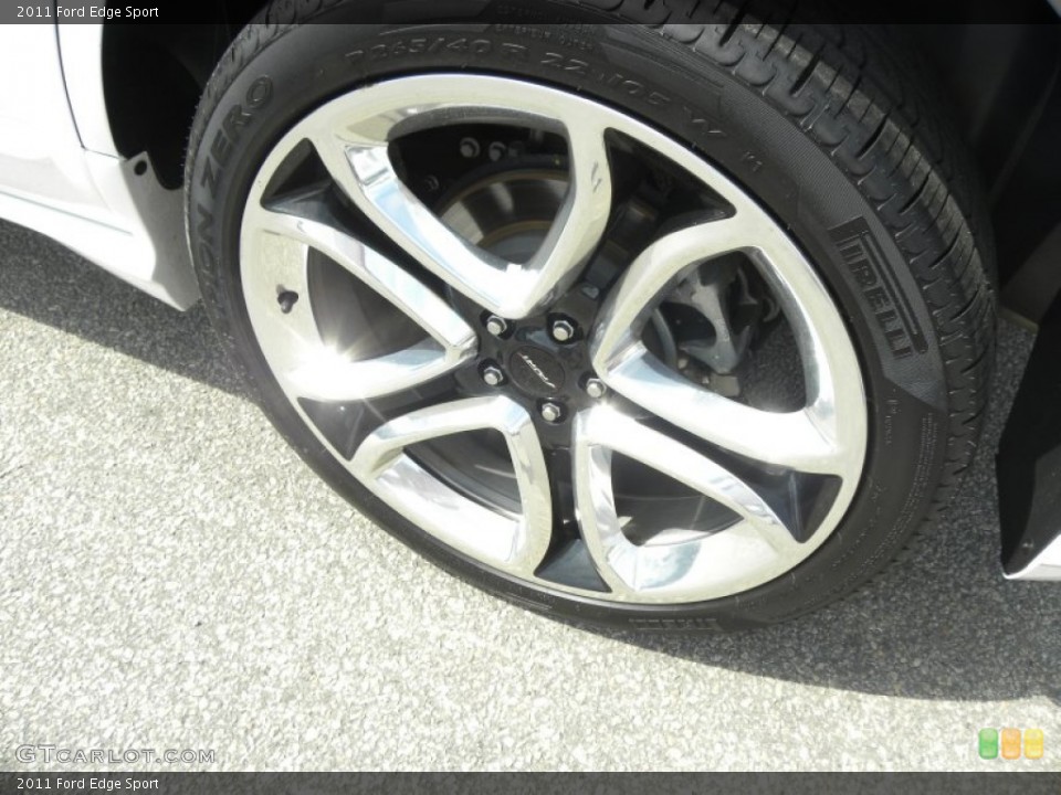 2011 Ford Edge Sport Wheel and Tire Photo #54356431