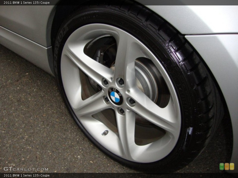 2011 BMW 1 Series 135i Coupe Wheel and Tire Photo #54358177