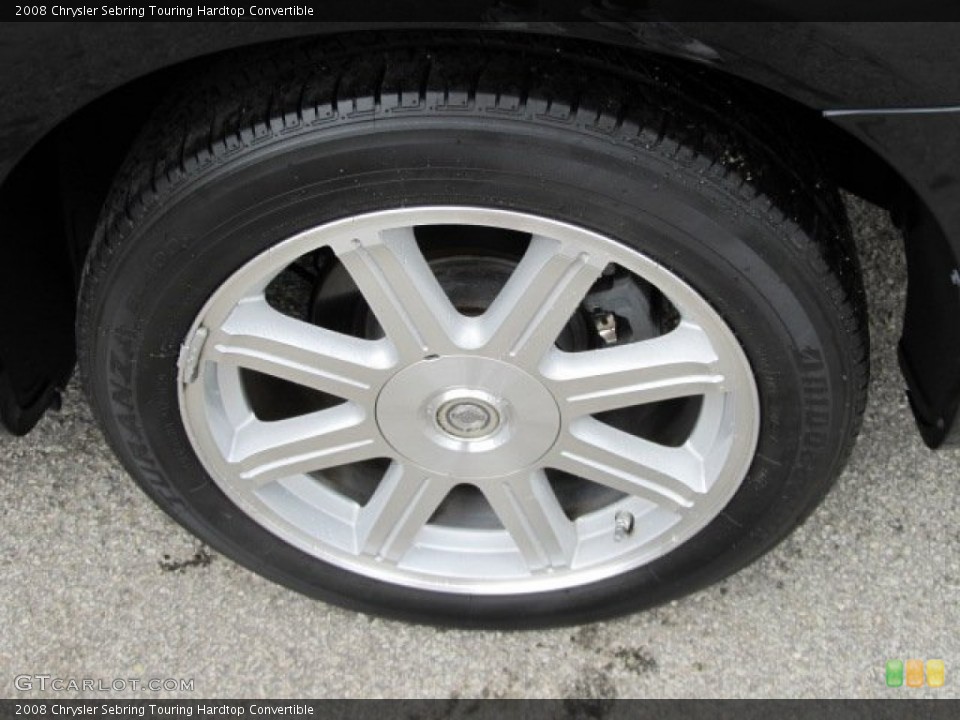 2008 Chrysler Sebring Touring Hardtop Convertible Wheel and Tire Photo #54364642