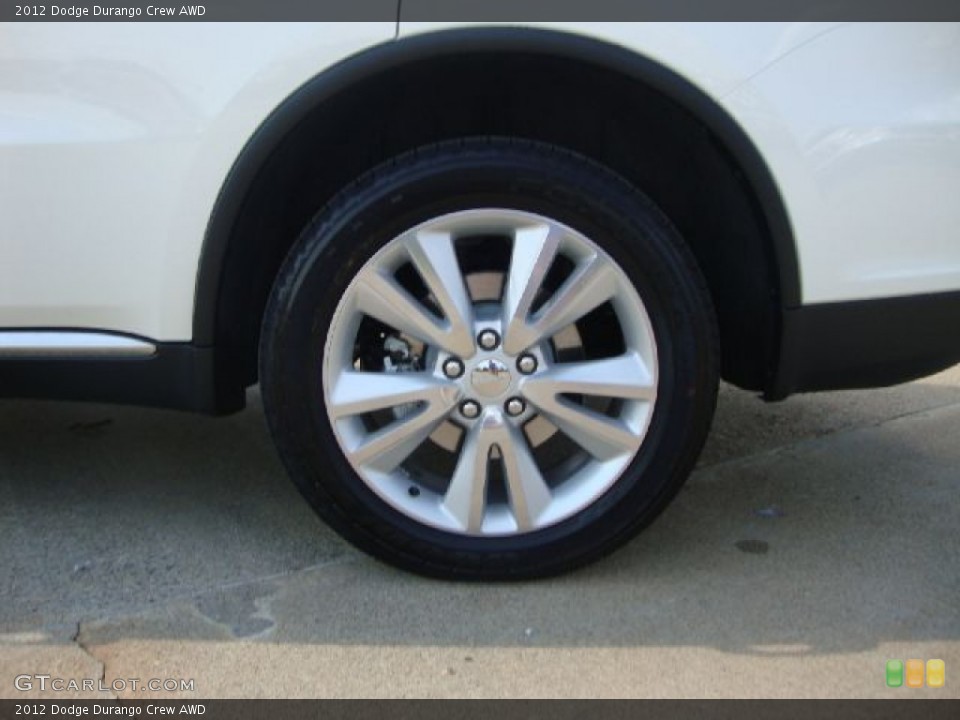 2012 Dodge Durango Crew AWD Wheel and Tire Photo #54370267
