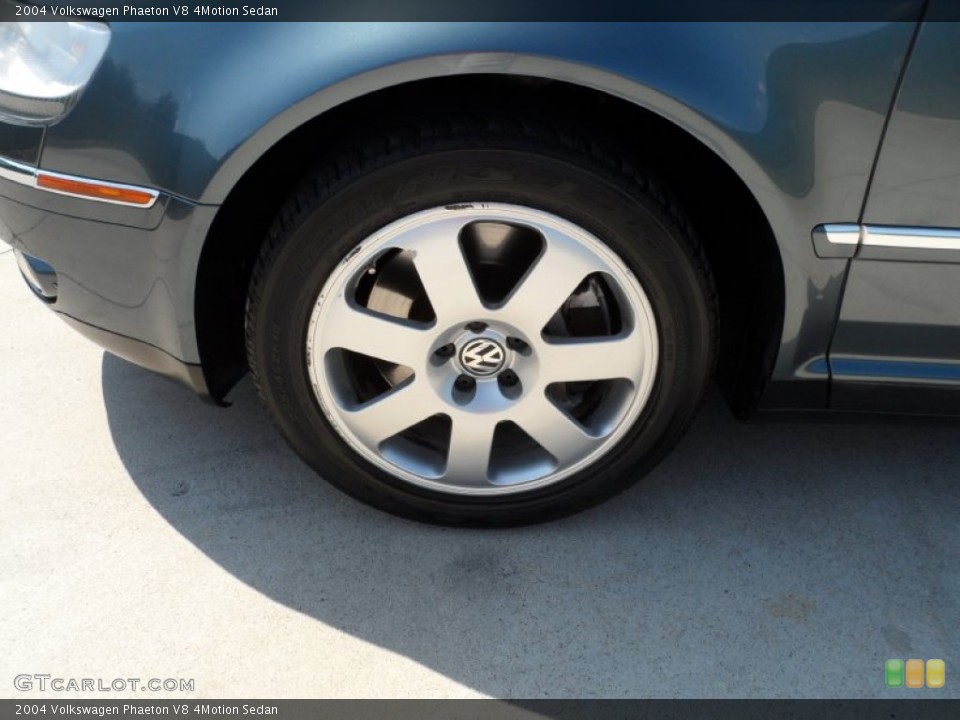 2004 Volkswagen Phaeton V8 4Motion Sedan Wheel and Tire Photo #54371502