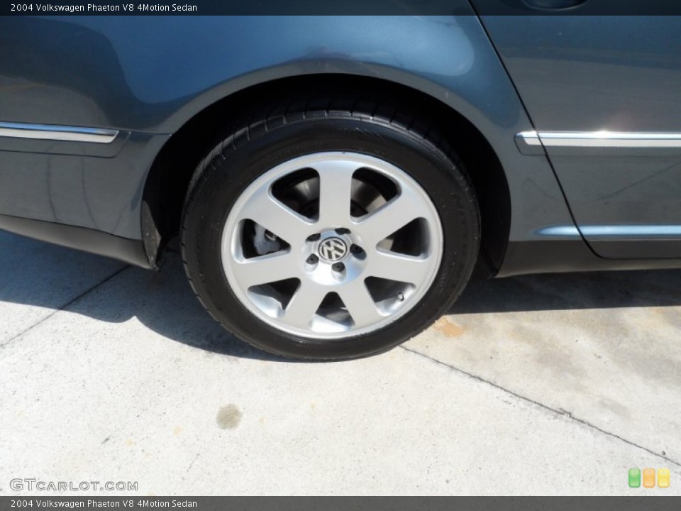 2004 Volkswagen Phaeton V8 4Motion Sedan Wheel and Tire Photo #54371518