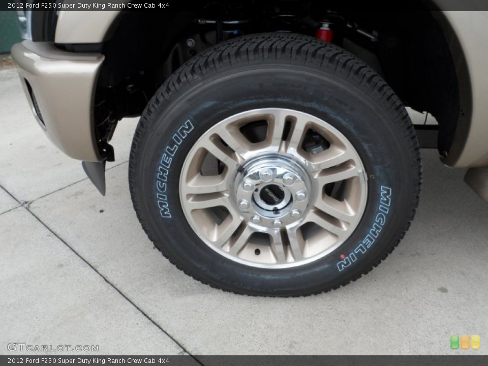 2012 Ford F250 Super Duty King Ranch Crew Cab 4x4 Wheel and Tire Photo #54374388