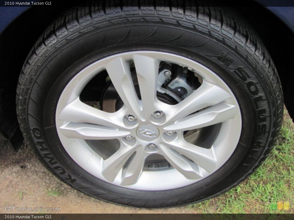 2010 Hyundai Tucson GLS Wheel and Tire Photo #54374935