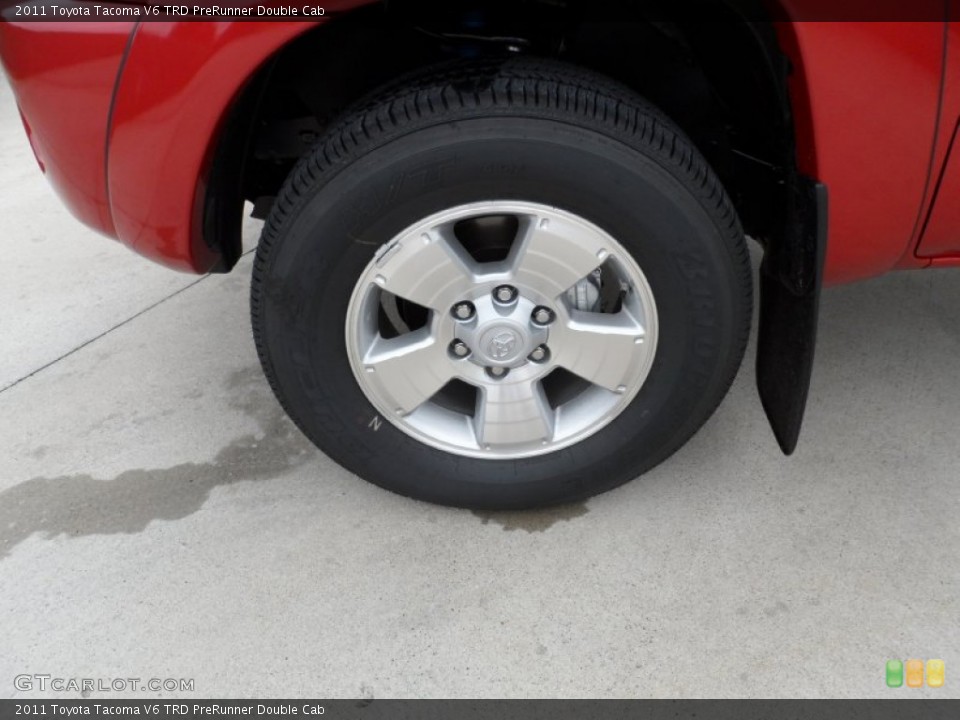 2011 Toyota Tacoma V6 TRD PreRunner Double Cab Wheel and Tire Photo #54375757