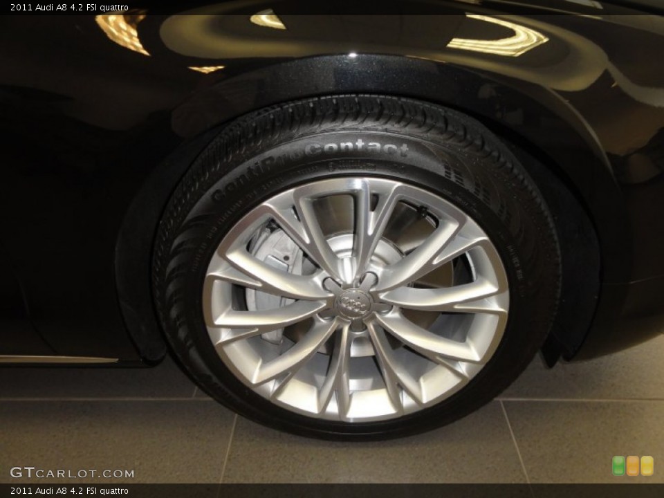2011 Audi A8 4.2 FSI quattro Wheel and Tire Photo #54377365