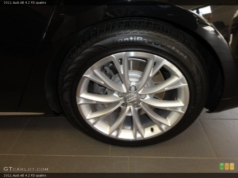 2011 Audi A8 4.2 FSI quattro Wheel and Tire Photo #54377377