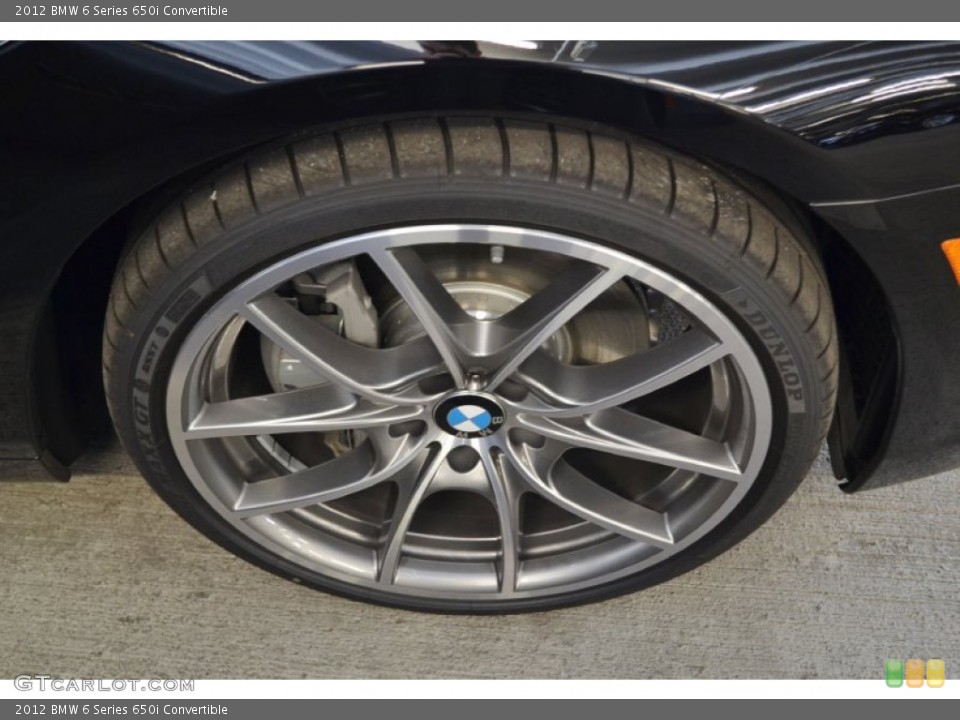2012 BMW 6 Series 650i Convertible Wheel and Tire Photo #54389920