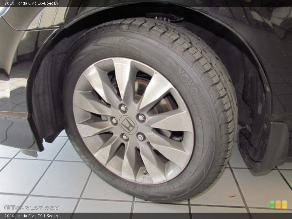 2010 Honda Civic EX-L Sedan Wheel and Tire Photo #54395404