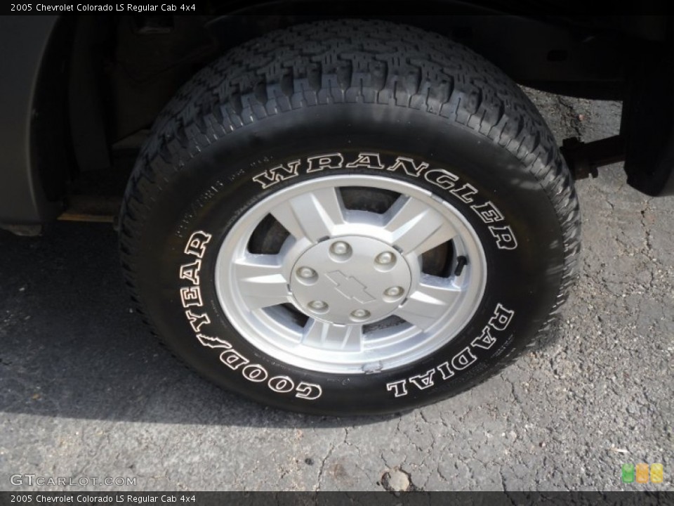 2005 Chevrolet Colorado LS Regular Cab 4x4 Wheel and Tire Photo #54396436