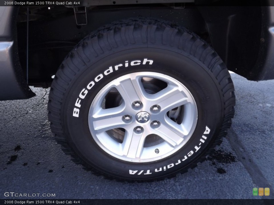 2008 Dodge Ram 1500 TRX4 Quad Cab 4x4 Wheel and Tire Photo #54404653