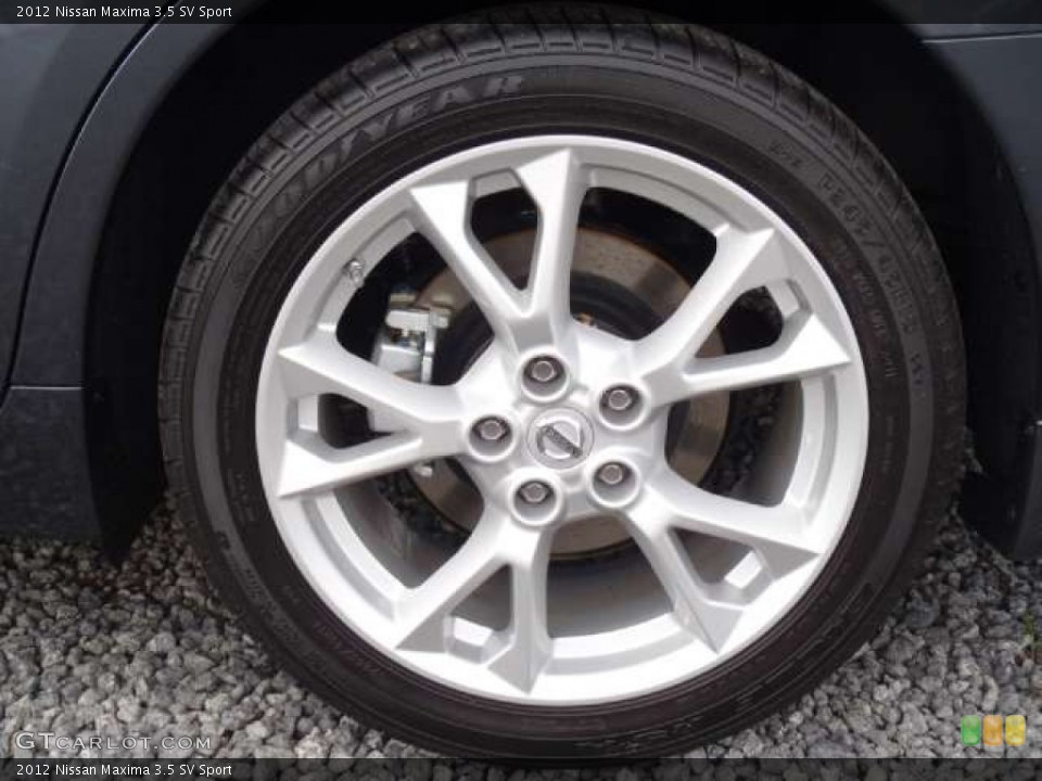 2012 Nissan Maxima 3.5 SV Sport Wheel and Tire Photo #54410302