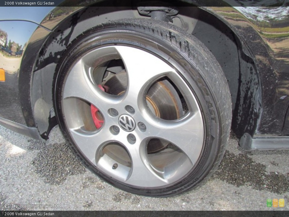 2008 Volkswagen GLI Sedan Wheel and Tire Photo #54411352