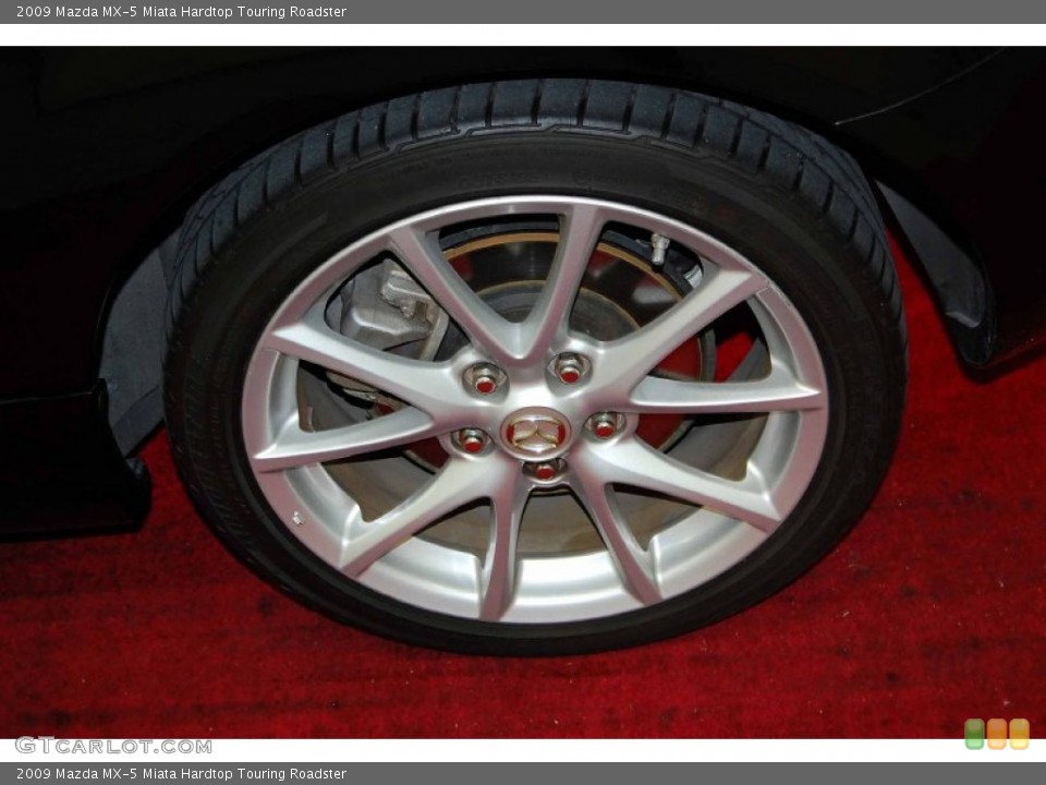 2009 Mazda MX-5 Miata Hardtop Touring Roadster Wheel and Tire Photo #54413539