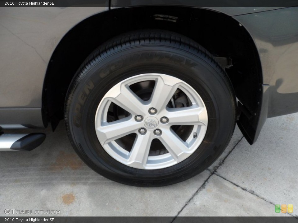 2010 Toyota Highlander SE Wheel and Tire Photo #54420270