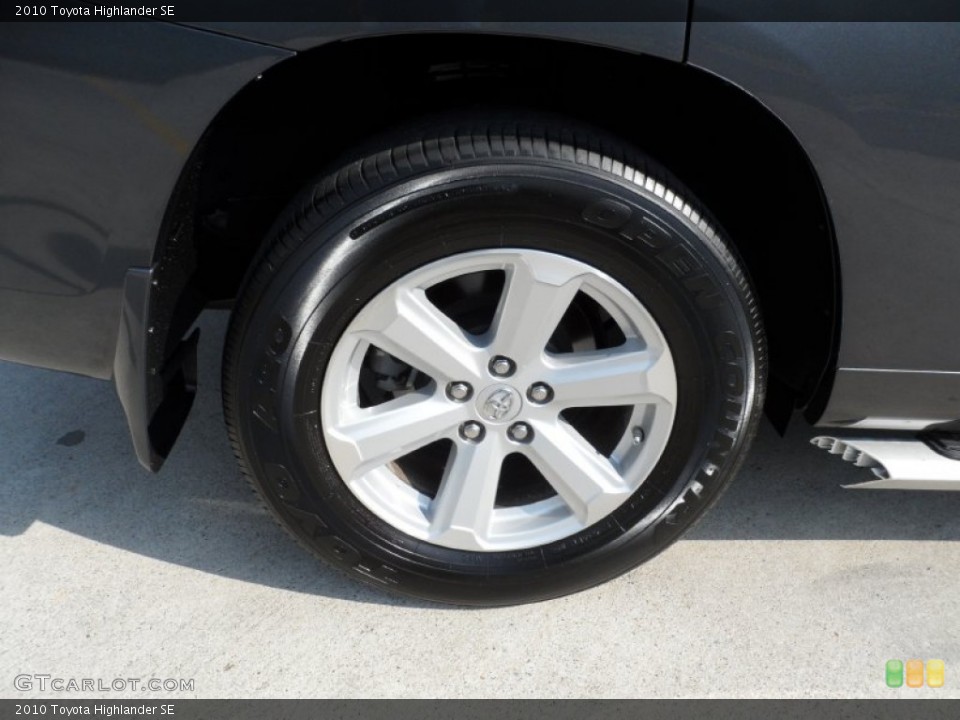 2010 Toyota Highlander SE Wheel and Tire Photo #54420276