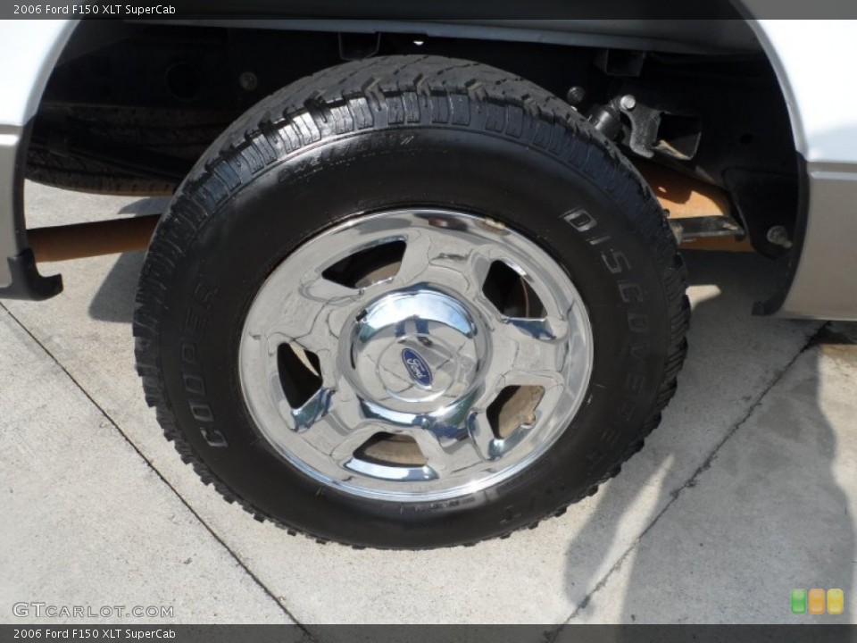 2006 Ford F150 XLT SuperCab Wheel and Tire Photo #54421131
