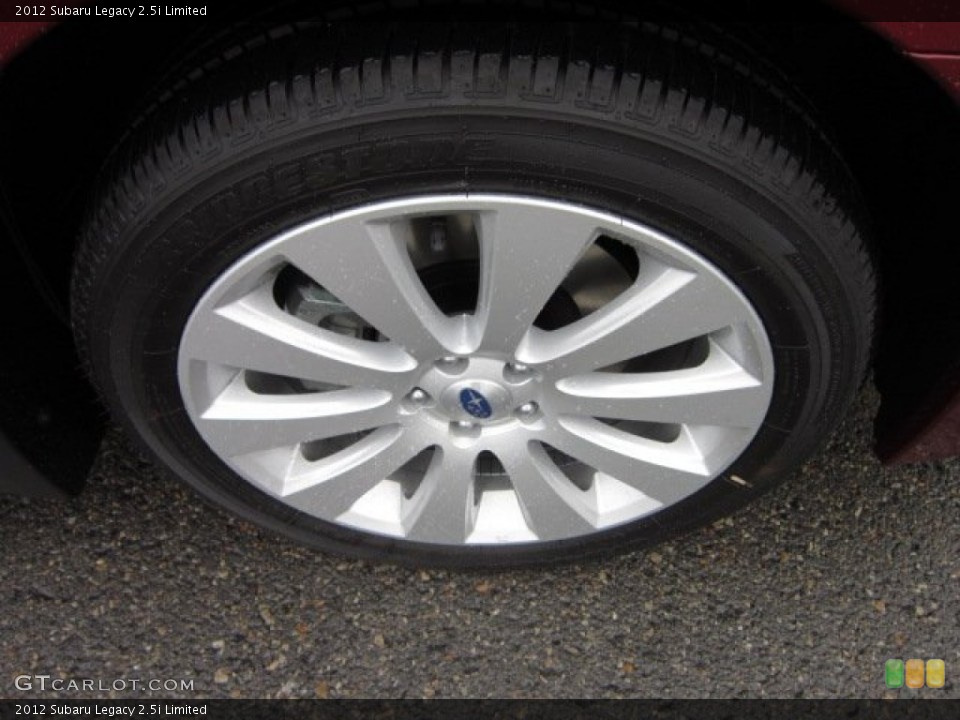 2012 Subaru Legacy 2.5i Limited Wheel and Tire Photo #54421743
