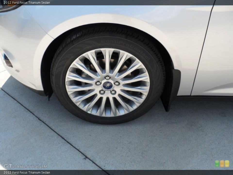 2012 Ford Focus Titanium Sedan Wheel and Tire Photo #54423170